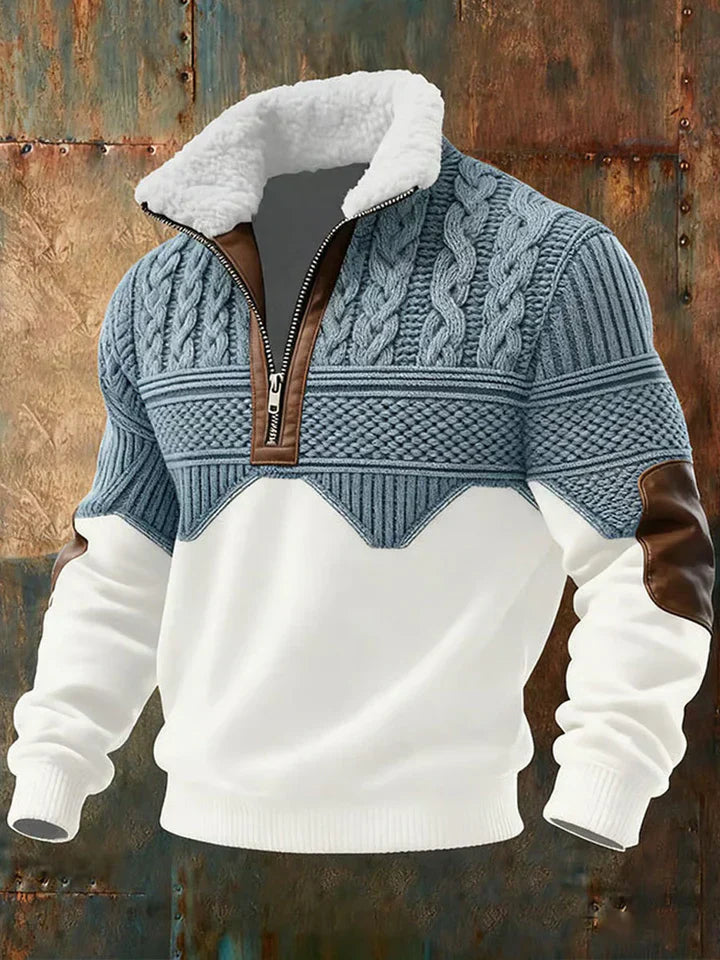 VAUGHAN-PULLOVER IM STRICKLOOK
