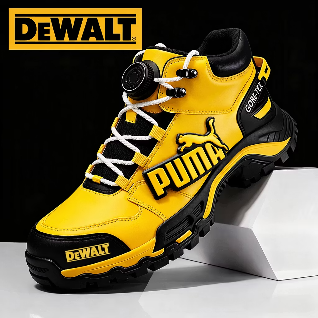 Die wasserdichten und atmungsaktiven Arbeits- und Wanderstiefel für Herren von PUMA® und DEWALT eignen sich ideal für die Arbeit und Outdoor-Aktivitäten.