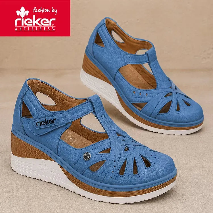 RIEKER ELEGANCKIE SANDAŁY DAMSKIE COMFORT SOFT NA LATO