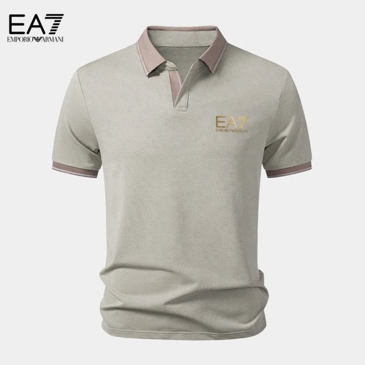 Polo premium à contraste pour homme