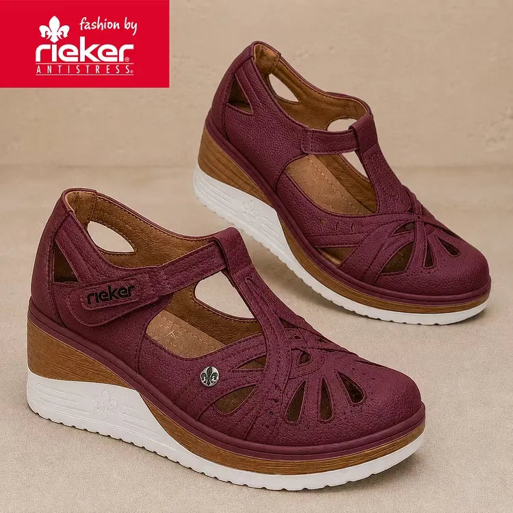 RIEKER ELEGANCKIE SANDAŁY DAMSKIE COMFORT SOFT NA LATO