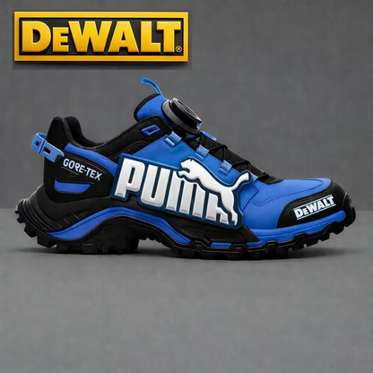 Die wasserdichten und atmungsaktiven Arbeits- und Wanderstiefel für Herren von PUMA® und DEWALT eignen sich ideal für die Arbeit und Outdoor-Aktivitäten.