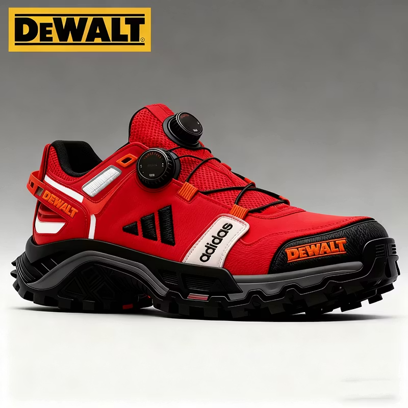 Neue Arbeitsschuhe für Herren von DEWALT und Adidas.