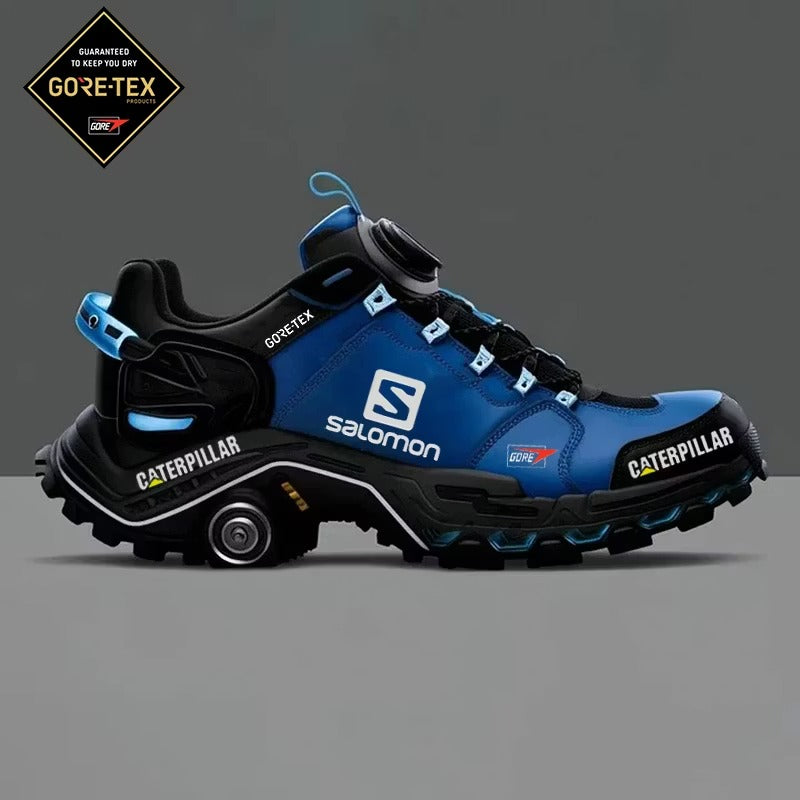 Chaussures de travail et de randonnée imperméables et respirantes pour homme des marques Salomon® et CAT