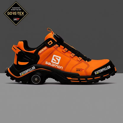 Chaussures de travail et de randonnée imperméables et respirantes pour homme des marques Salomon® et CAT