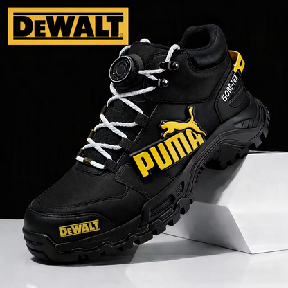 Die wasserdichten und atmungsaktiven Arbeits- und Wanderstiefel für Herren von PUMA® und DEWALT eignen sich ideal für die Arbeit und Outdoor-Aktivitäten.