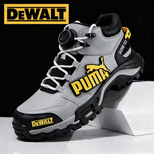 Die wasserdichten und atmungsaktiven Arbeits- und Wanderstiefel für Herren von PUMA® und DEWALT eignen sich ideal für die Arbeit und Outdoor-Aktivitäten.