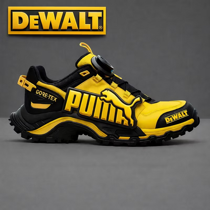 Die wasserdichten und atmungsaktiven Arbeits- und Wanderstiefel für Herren von PUMA® und DEWALT eignen sich ideal für die Arbeit und Outdoor-Aktivitäten.